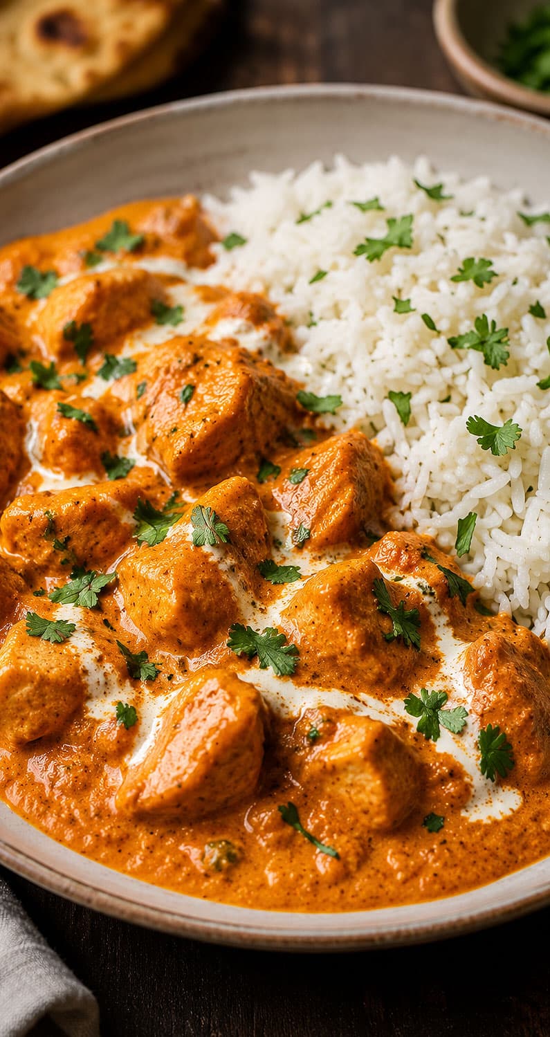 Butter Chicken mit Reis